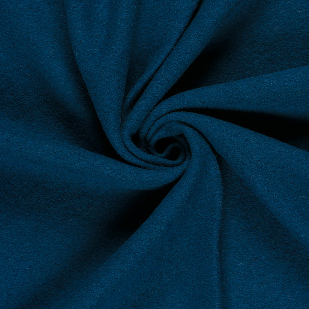 Wool Boucle fabric Indigo 