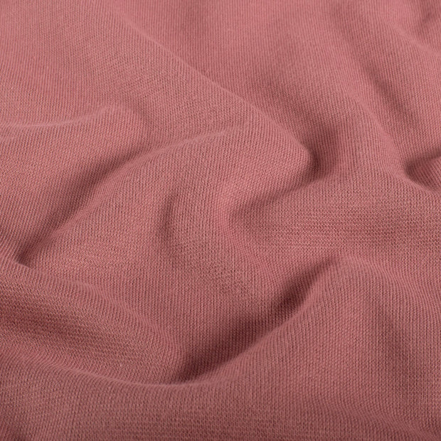 Bordas GOTS organic tela Unicolor Mauve