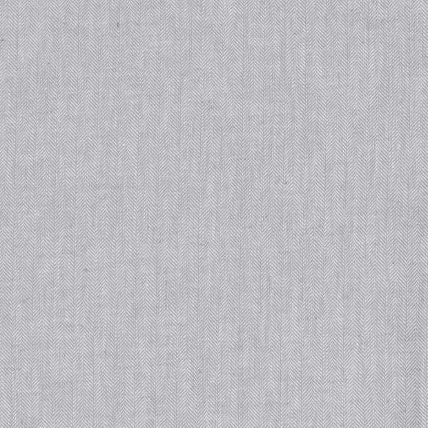 Chambré tela Punto de espiga Gris claro