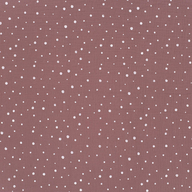 Mousseline stof Mauve mat 