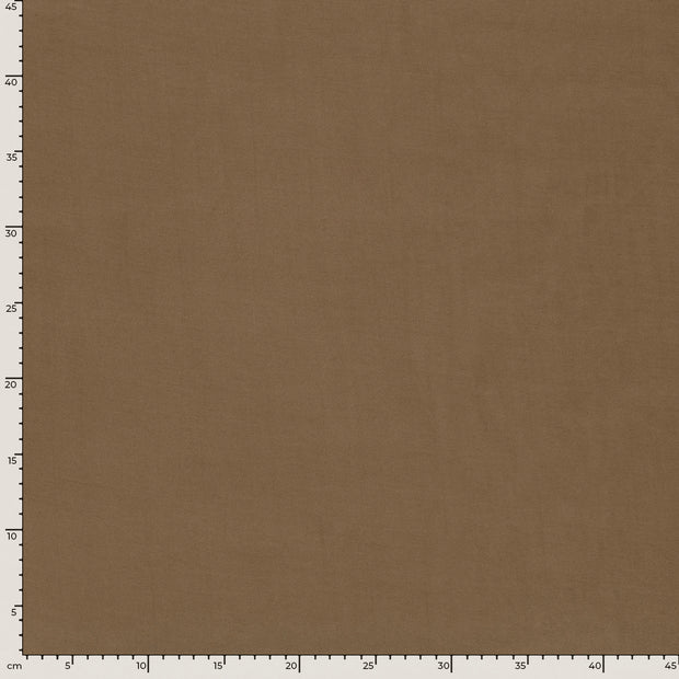 Viscosa Nylon Twill tela Unicolor Camel