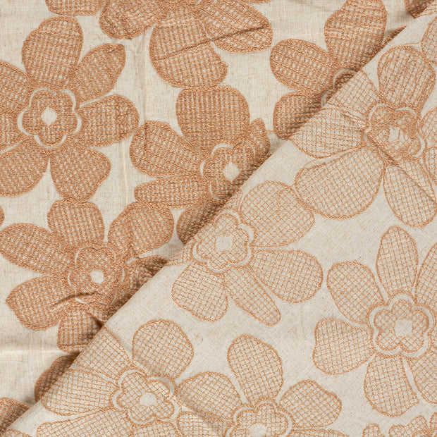  fabric Flowers embroidered 