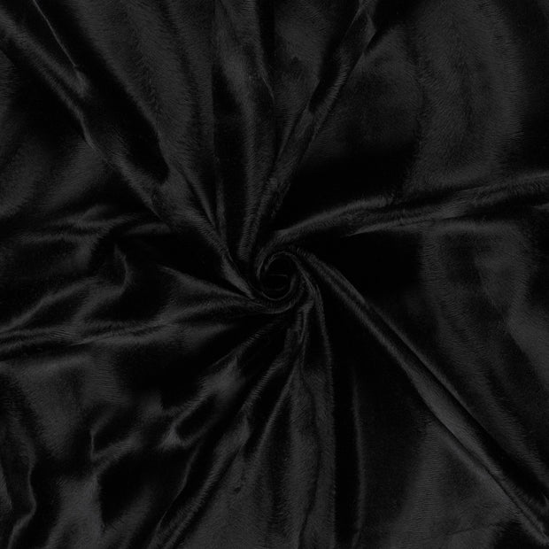 Velours fabric Black 