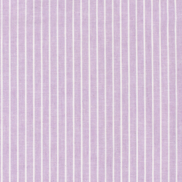 Chambré tissu rayures Lilas
