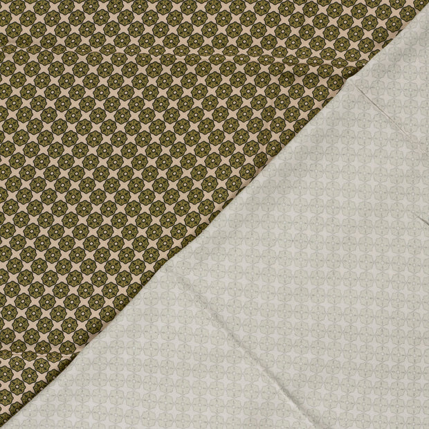 Viscose Satin fabric Abstract printed 