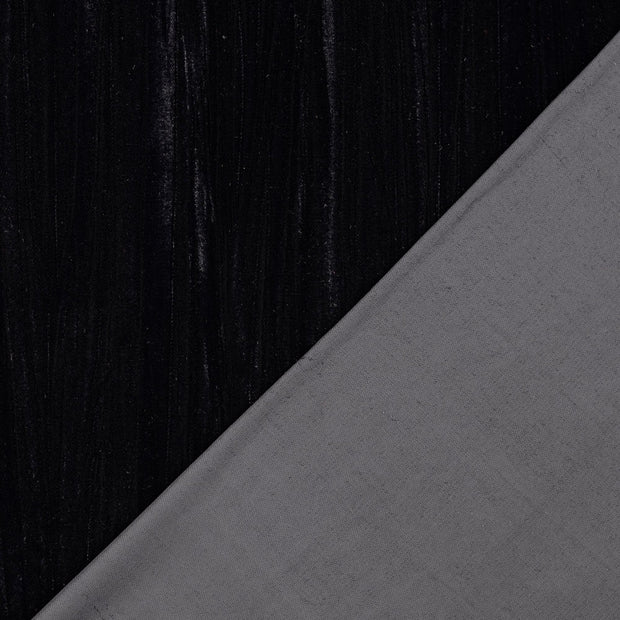 Velvet fabric Black 