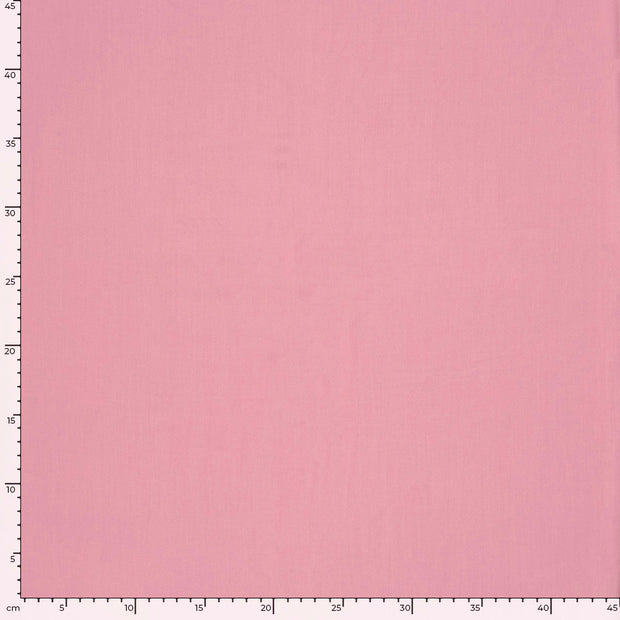 Viscose Poplin fabrik Uni Rosa
