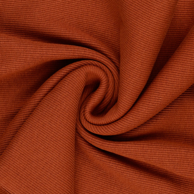 Heavy Knit fabric Brique 