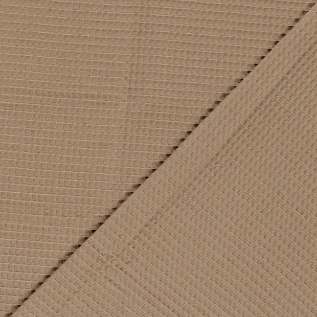 Waffle piqué fabric Unicolour 