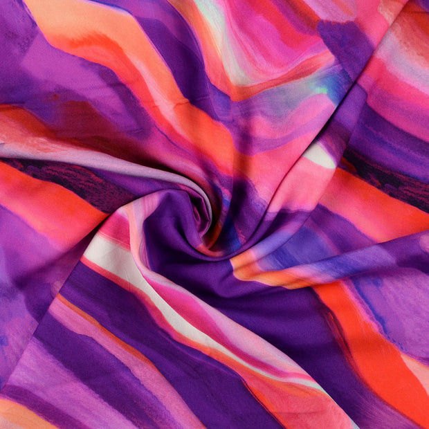 Viscose Poplin fabric Fuchsia 