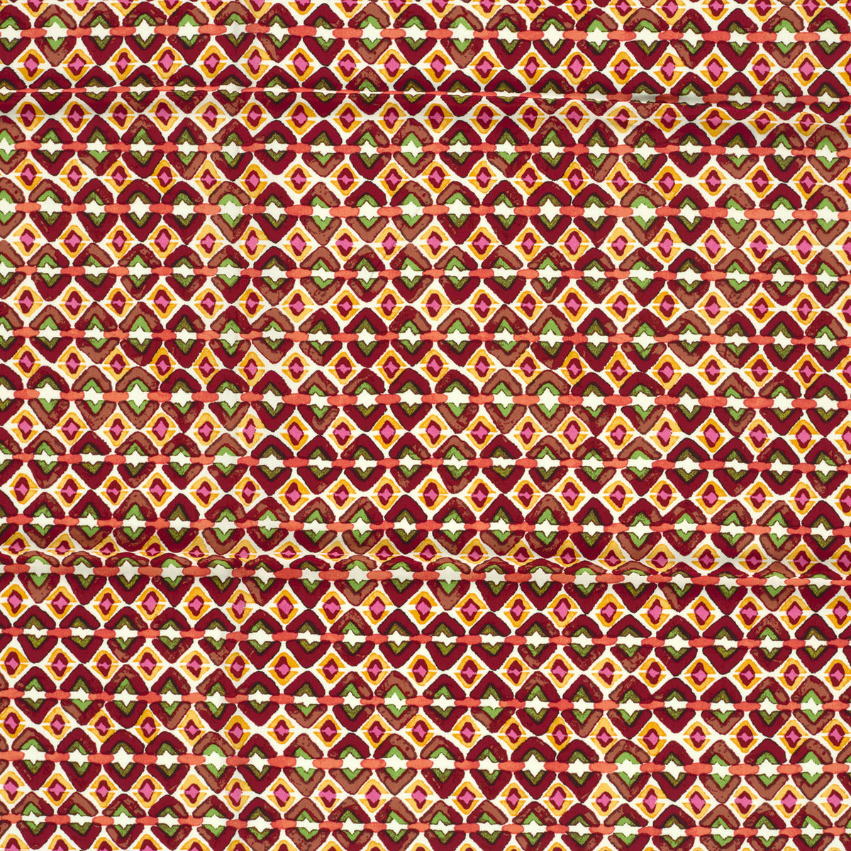 Donekr Rood Viscose Poplin Stof Abstract Donker rood | Stoffen groothandel ...