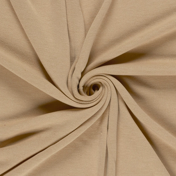 Poly Viscose Jersey fabric Beige 
