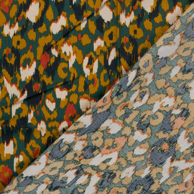 Viscose Nylon Ottoman tela Abstracto estampado 