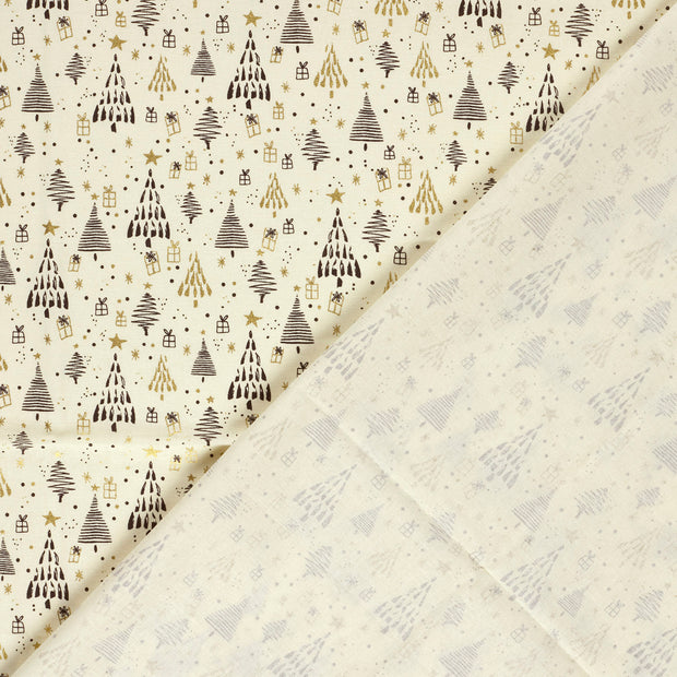 Popeline de Coton tissu Noël 