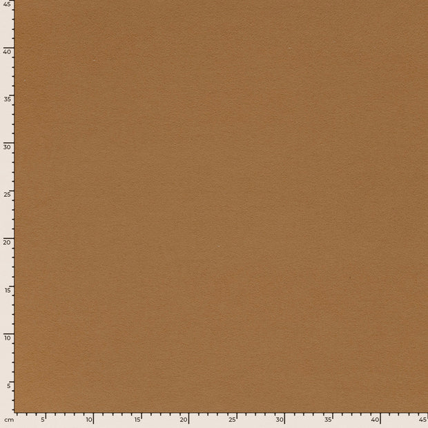 Mantel Wool Touch fabric Unicolour Camel