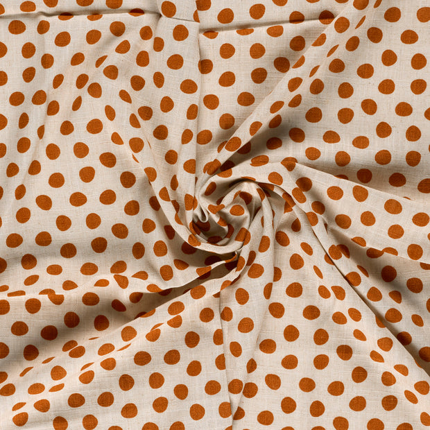  fabric Brique printed 