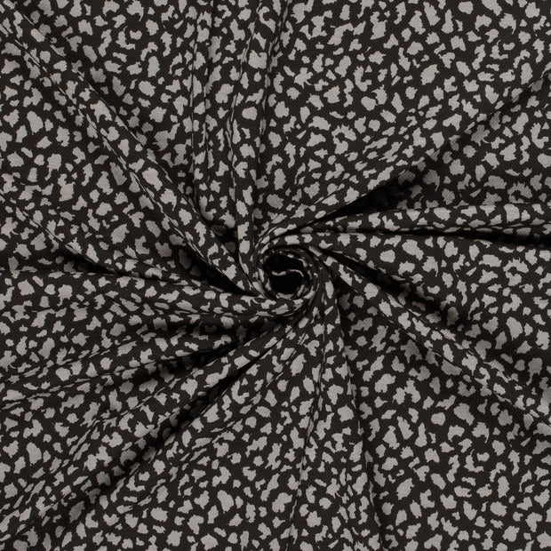 Viscose Nylon Jersey fabrik Schwarz 