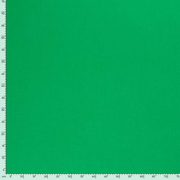 Bambú Poplin tela Unicolor Verde