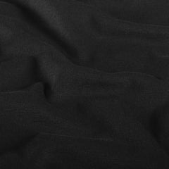 Bord Cote GOTS bio Unicolore Noir