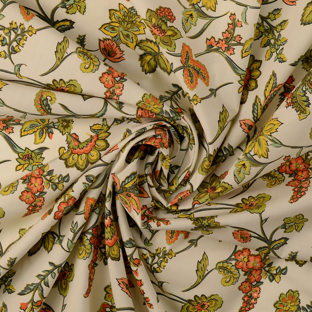Cotton Poplin fabric Multicolor 