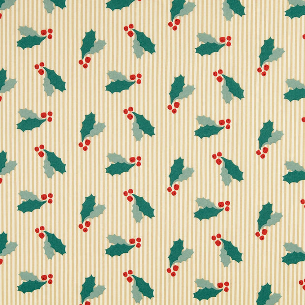 CO Popeline fabrik Weihnachten Beige