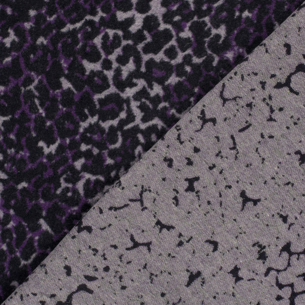 Jacquard fabrik Leoparden 