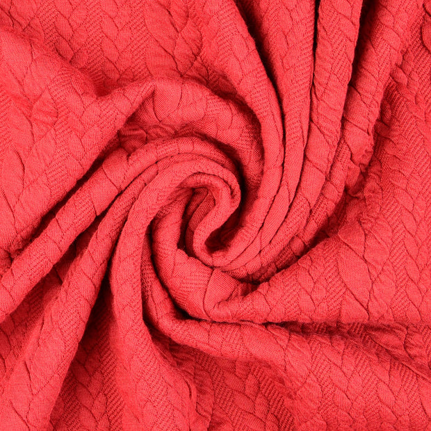 Jacquard fabrik Bordeauxrot 