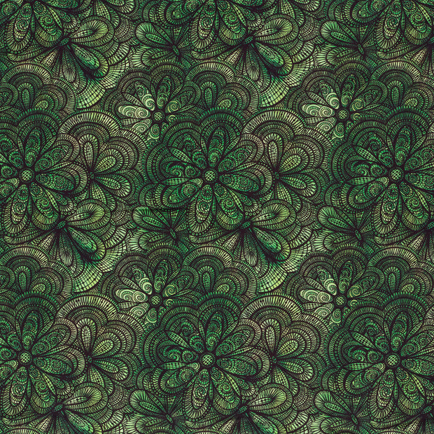 Jersey fabric Green soft 