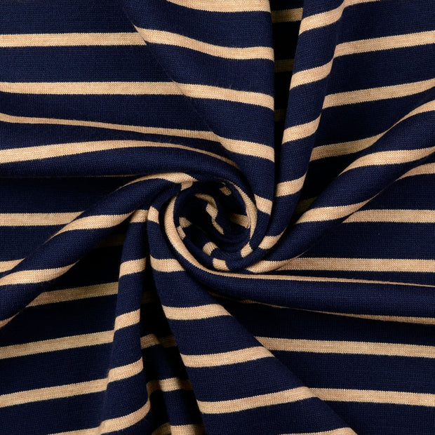Heavy Knit fabric Navy 