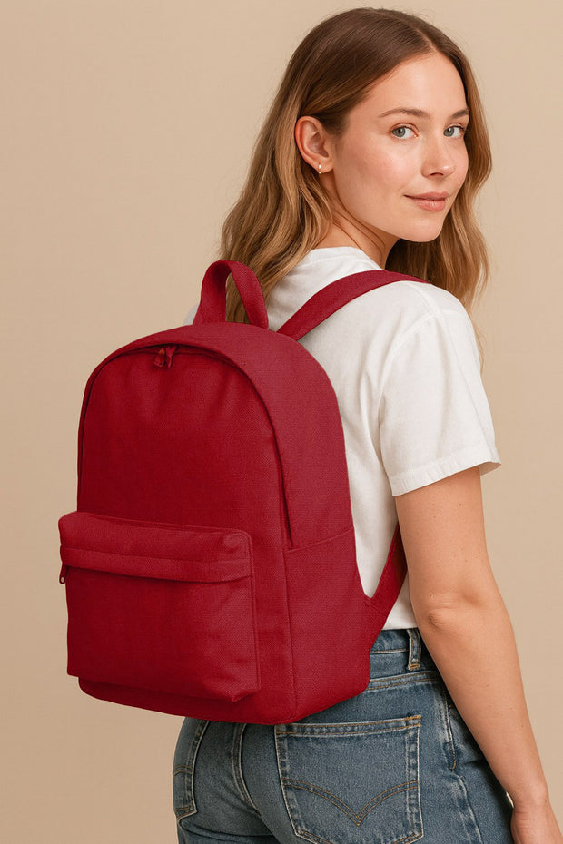Canvas fabrik Uni Fuchsia