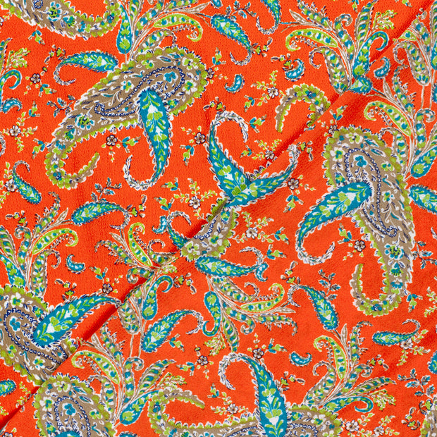 Polyester Bubble tela Cachemira estampado 
