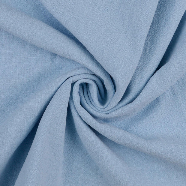 Popeline de Coton tissu Bleu clair 