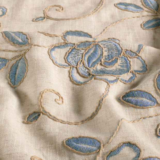  fabric Flowers Baby Blue