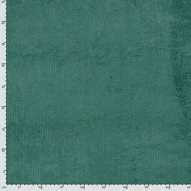 Corduroy 4.5w fabric Unicolour Dark Green