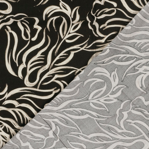 Sergé de Viscose tissu Abstrait imprimé 