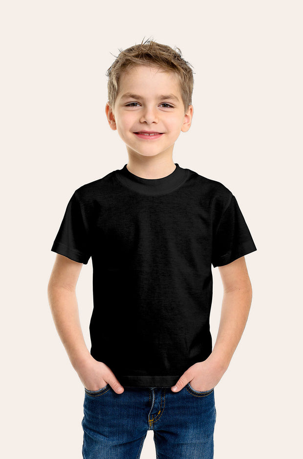 Jersey fabric Unicolour Black