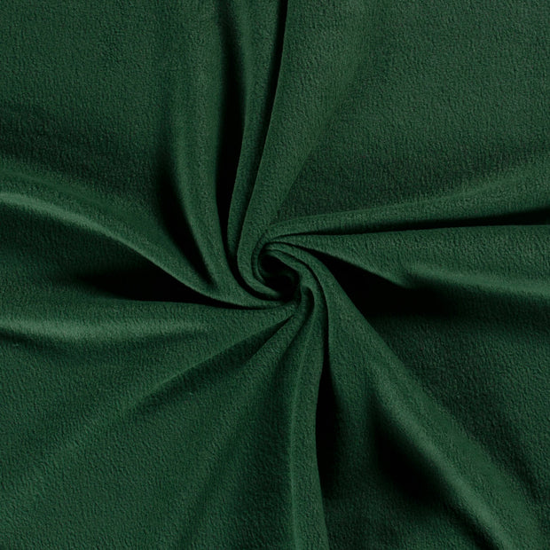 Polar Fleece tela Verde oscuro cepillado 
