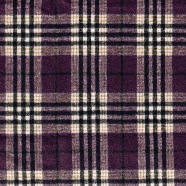 Jacquard fabric Checks Magenta