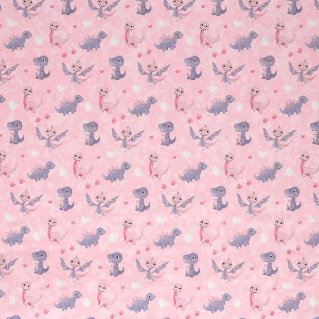 Jersey fabric Old Pink 