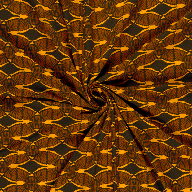 French Terry fabric Brique 