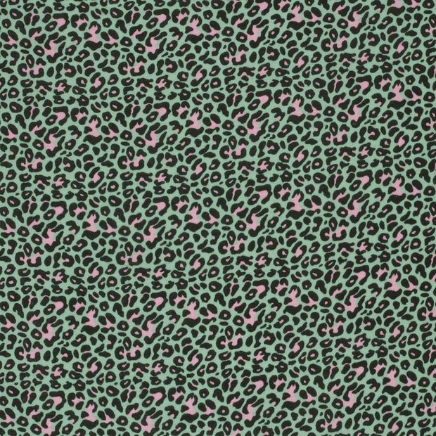 Mousseline stof Mint mat 