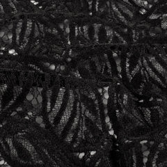 Chenille Unicolour Black