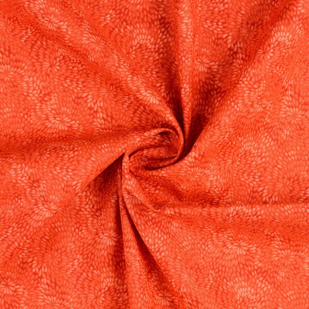 Cotton Poplin fabric Orange 