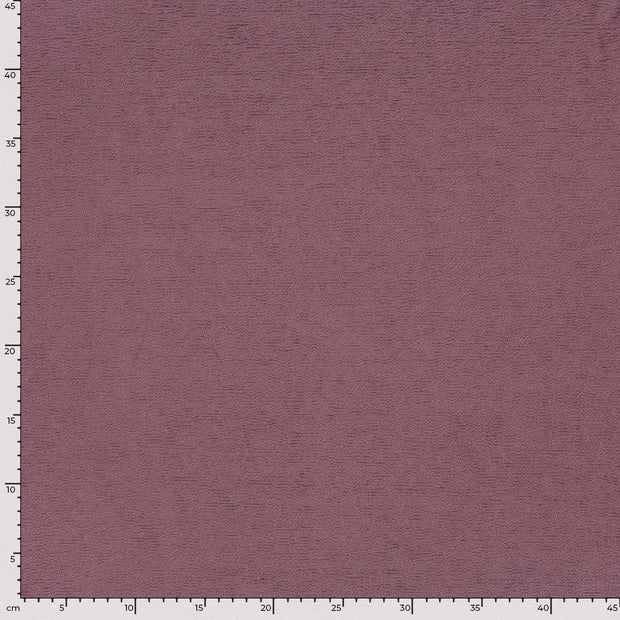 Terry Crêpe tissu Unicolore Mauve