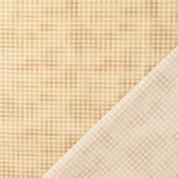 Cotton Poplin fabric Beige 