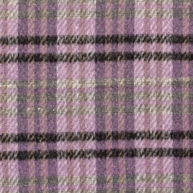 Jacquard tela Cuadros Lavanda