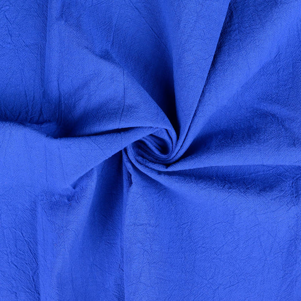 Katoen Poplin stof Kobalt 