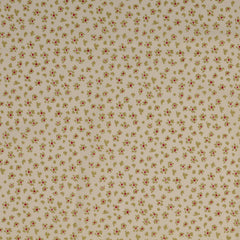 Katoen Poplin Bloemen Nude