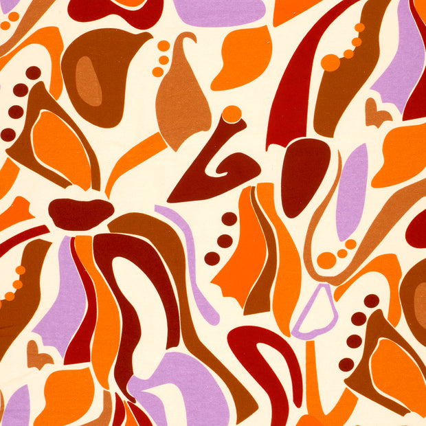 French Terry fabric Orange 