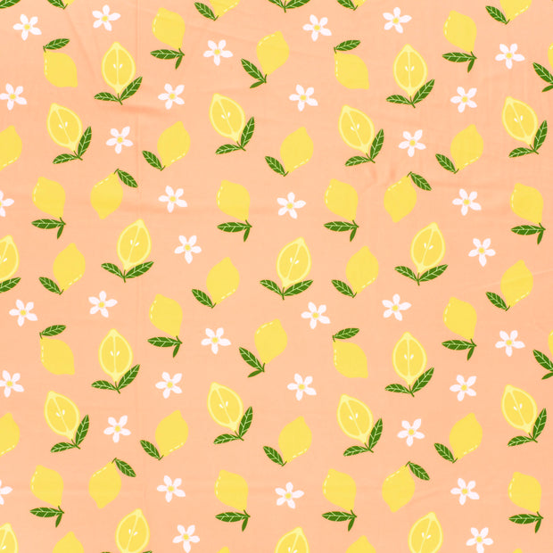 Swimwear Jersey UPF50 Recycled fabric Salmon 